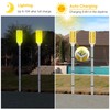 Macarrie 6 Pcs Solar Powered Driveway Markers Reflector Lights Landscape