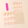24Pcs Valentines Day Press On Nails Medium Square Fake Nails
