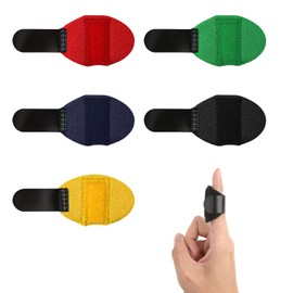 AIEX 5pcs Finger Splints, Finger Straightening Brace for Arthritis Finger Support for Trigger Broken and Strained Fingers (5 Colors)