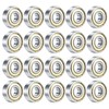 20PCS Skateboard Bearings, 608ZZ Double Shielded Ball Bearings, Small Bearing