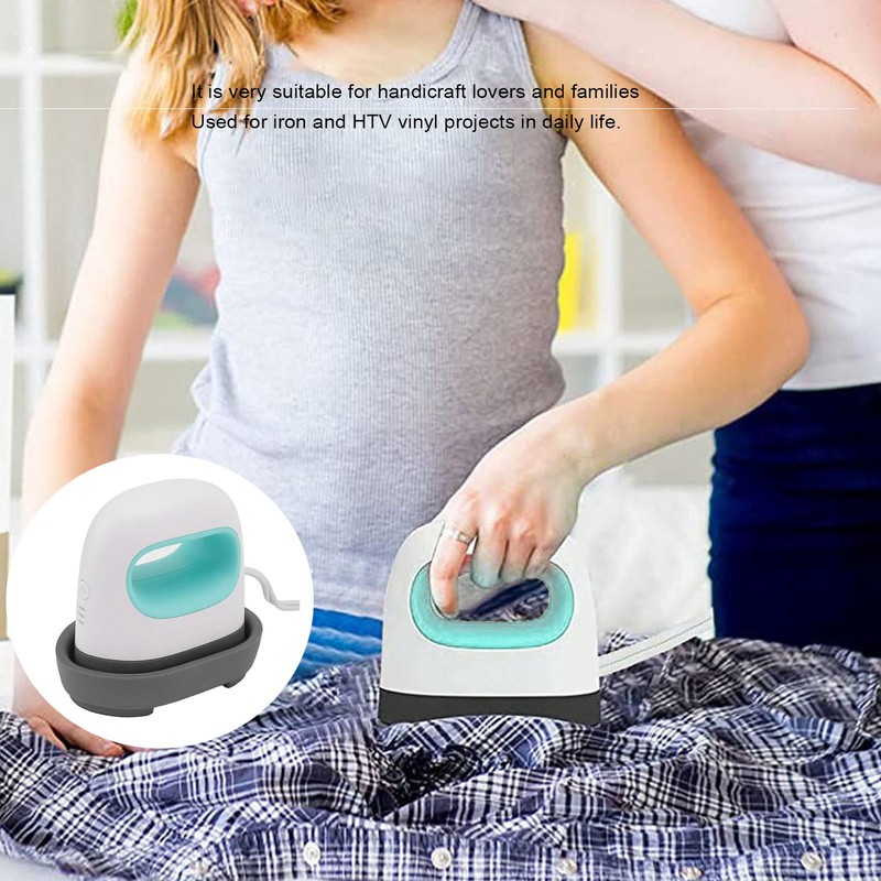 Mini Heat Press Machine Small Portable Heating Transfer Iron for