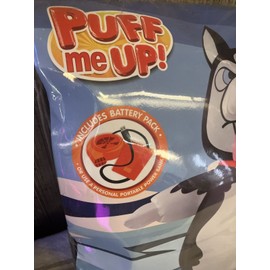 Puff Me Up Inflatable Husky Dog Costume Child Ages 7-10 Years Spooktacular