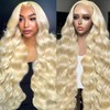 KEGOO 613 13x6 Lace Front Wig Human Hair 28 Inch