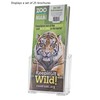 Marketing Holders Clear Brochure Pamphlet Holder with Hardware Wall Mount