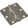 Hillman 853388 3" Residential Door Hinge - 1/4" Round Corner