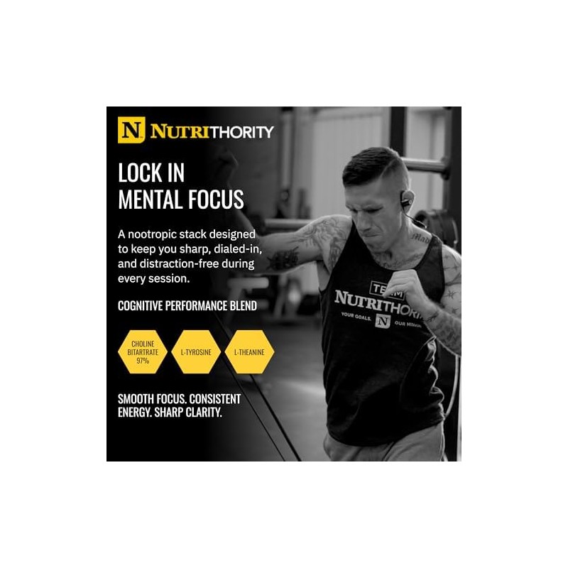 Nutrithority Pre-entrenamiento High Stim de 1,21 Gw