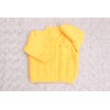 Knitting Pattern for Babies Round Neck Cardigan New-Born - (16")