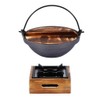 Japanese Cast Iron Sukiyaki Hot Pot Set - 7.87 Inch