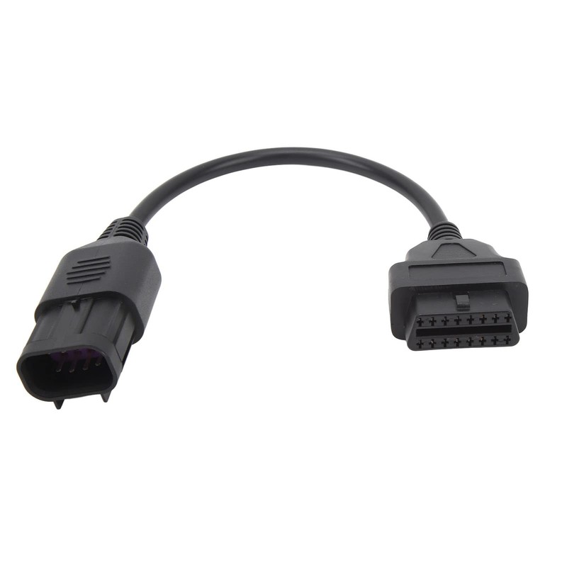 POCREATION Conector de diagnóstico OBD2, Adaptador de diagnóstico OBD2 a