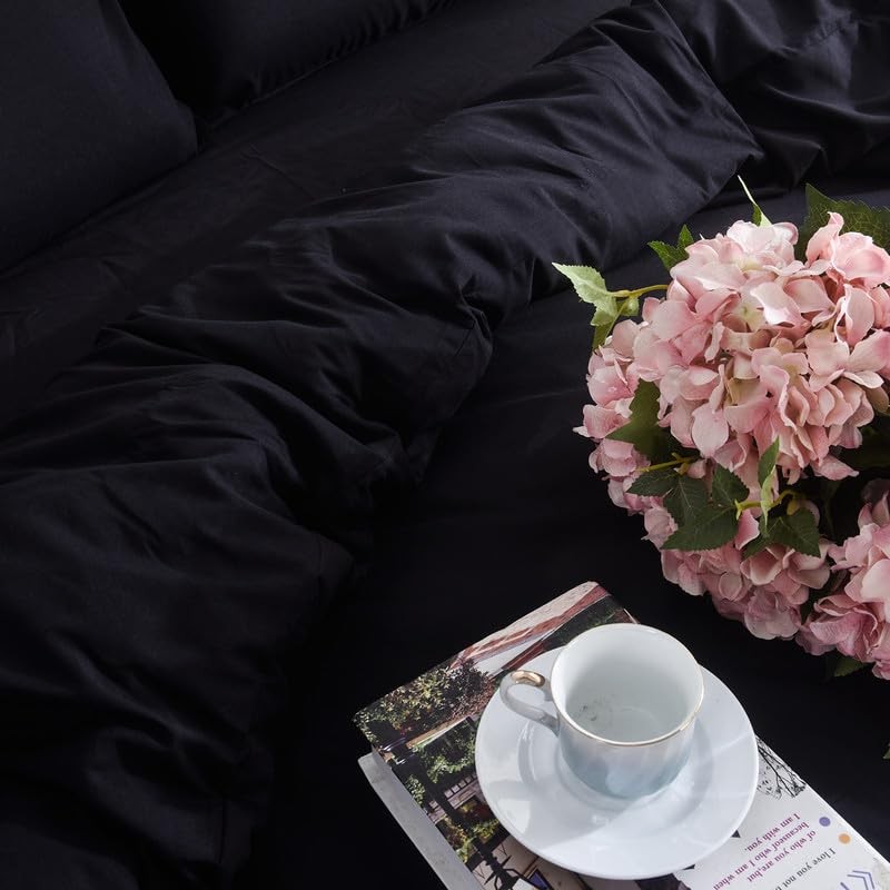 WEAVERS: 3-Piece Luxurious Microfiber Duvet Set - Super Soft Cotton-like
