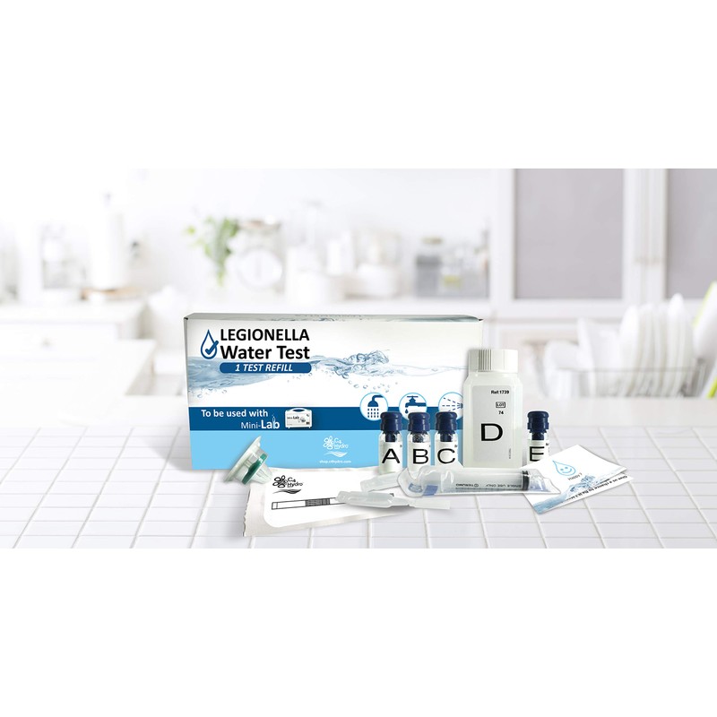 Legionella Water Test - 1 test refill - Detect legionella