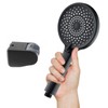 YOSSEE Hand-held shower head with holder - 12 cm matt