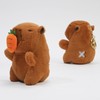 Clearstone Capybara Plush Keychain Chabimaru Carrot 18.5cm Brown