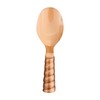 A-01P Plastic Rice Paddle Kitchen Copper Antibacterial Copper Gold 8.3