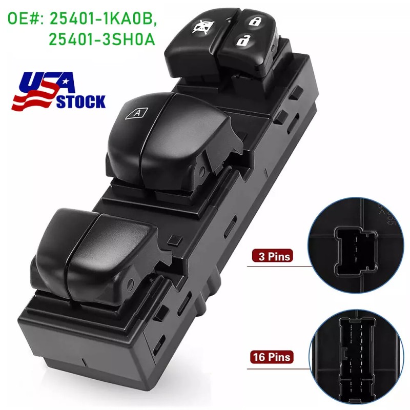 For NISSAN Power Window Switch Module For Nissan Juke 2010-2017