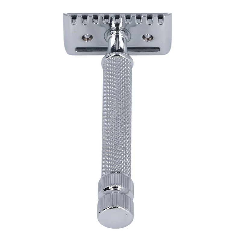 Double Edge Safety Trimmer Washable Zinc Alloy Manual Clipper Handle