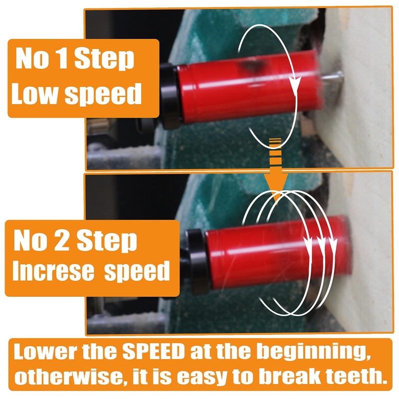 WoWSupM 3-1/2 inch Carbide Hole Saw Bit Deep Cutting 2.36”