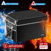 DocSafe File Box Fireproof File Storage Organizer with Lid,Collapsible Document
