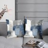 Emvency Set of 2 Blue White and Gray Throw Pillow