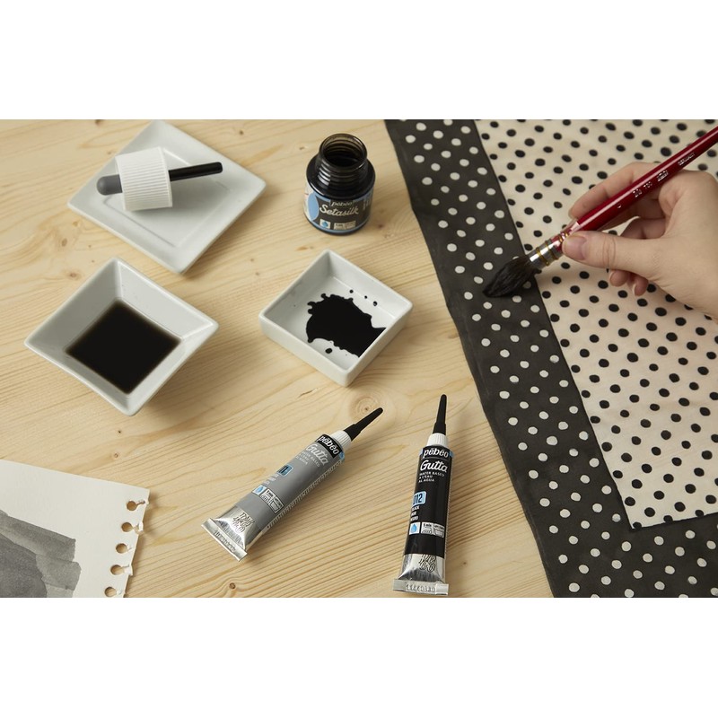 PEBEO Setasilk Ebony 45 ml Bottle - Silk paint -