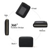 GAEKEAO Wallet Women RFID Blocking Leather Small Compact Zip-Around Credit