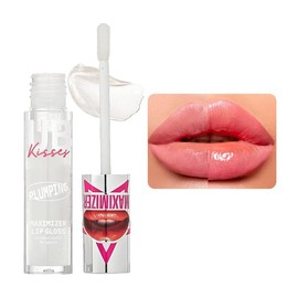 Plumping Lip Gloss - Hydrating, Voluminous, High-Shine, Cruelty-Free Lip Plumper, Smoothing, Instinct Lip Maximizer, Clear, 0.15 oz#springtok - Color: Pink Glacier