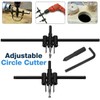 30-300mm Adjustable Circle Hole Cutter Hole Saw Drill Bit Round
