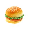 Speed mao Realistic Simulation Hamburger Food Sample Model Set of