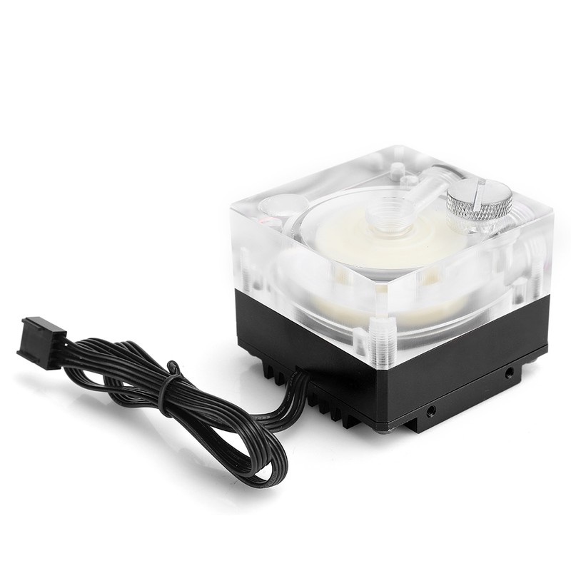 Water Cooling Pump Acrylic Aluminum Computer Accessory Heat Sink Mute