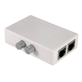 KALEA-INFORMATIQUE Lan Ethernet RJ45 Switch Type Distribution Box to 1 Input to 2 Outputs or 2 Inputs to 1 Output