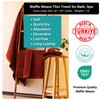 PÜSKÜL Premium Waffle Bath Towels Set of 2 - Organic
