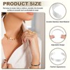 MECCANIXITY Stainless Steel Cuff Bracelet, 10mm Flat Thin Adjustable Open