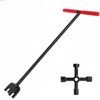 TIBOO DAY Water Meter Key 24 Inch Water Shut off