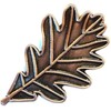 Oak Leaf Enamel Lapel Pin Badge Brooch