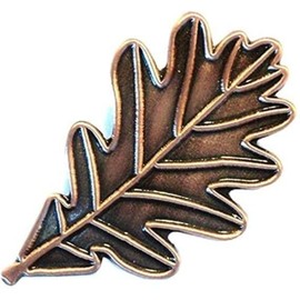 Oak Leaf Enamel Lapel Pin Badge Brooch