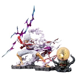 Luffy Gear 5 Figure, Luffy Action Figure 11 inch PVC Character Model Toys Collection Anime Figurine Creative Gift for Boys and Girls