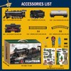 Electric Remote Control Train Set Christmas Trains Steam Locomotive, Cargo