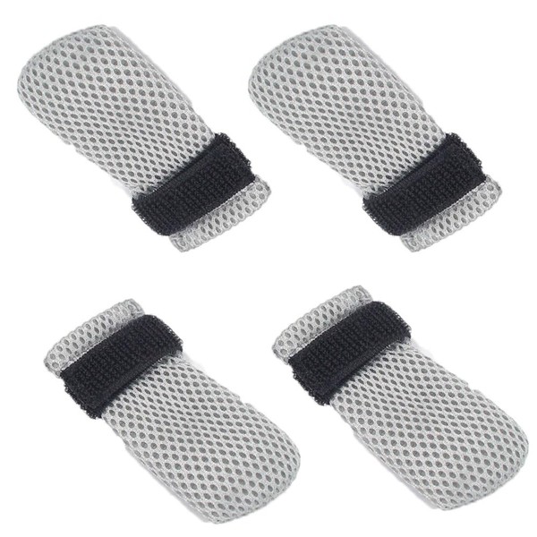 Changyeah 4 Pieces Pet Paw Protectors for Dogs, Cats, Scratch-Resistant