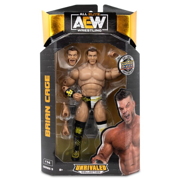 Ringside Brian Cage - AEW Unrivaled 9 Toy Wrestling Action Figure