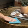 S&T INC. 100 Pack Microfiber Cleaning Cloth, Bulk Towels for