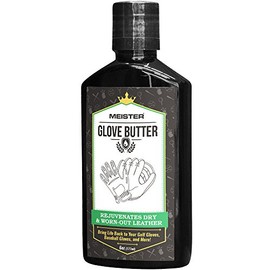Meister Glove Butter (6 oz.) - Rejuvenates Golf Gloves, Baseball Gloves and Other Leather Gloves
