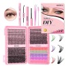 804 Kit Pestañas Maquillaje Diy Extension 9-18mm 30d 40d 50d