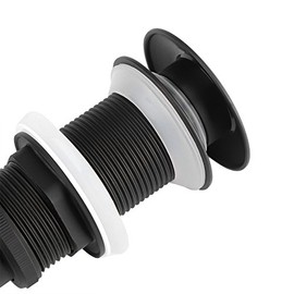Hztyyier Drenaje emergente, enchapado Negro Latón Baño -up Drenaje de la Cocina Fregadero para Latón sólido Tapón de Drenaje para fregaderos 22 * 3 cm / 8.66 '' * 1.88 ''