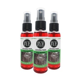 3 Lociones Doblemente Concentrada Crecimiento De Barba Y Bigote PREMIUM - Tratamiento 6 Meses