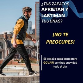 La solución definitiva de GOVARI para tus pies: 3 pares dedales ergonómicos de Silicona Gel ideales para tratar ampollas y roces, dedos en martillo de forma efectiva.