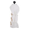 Golf Wood Headcovers PU White Skull Rivet Design Waterproof Durable