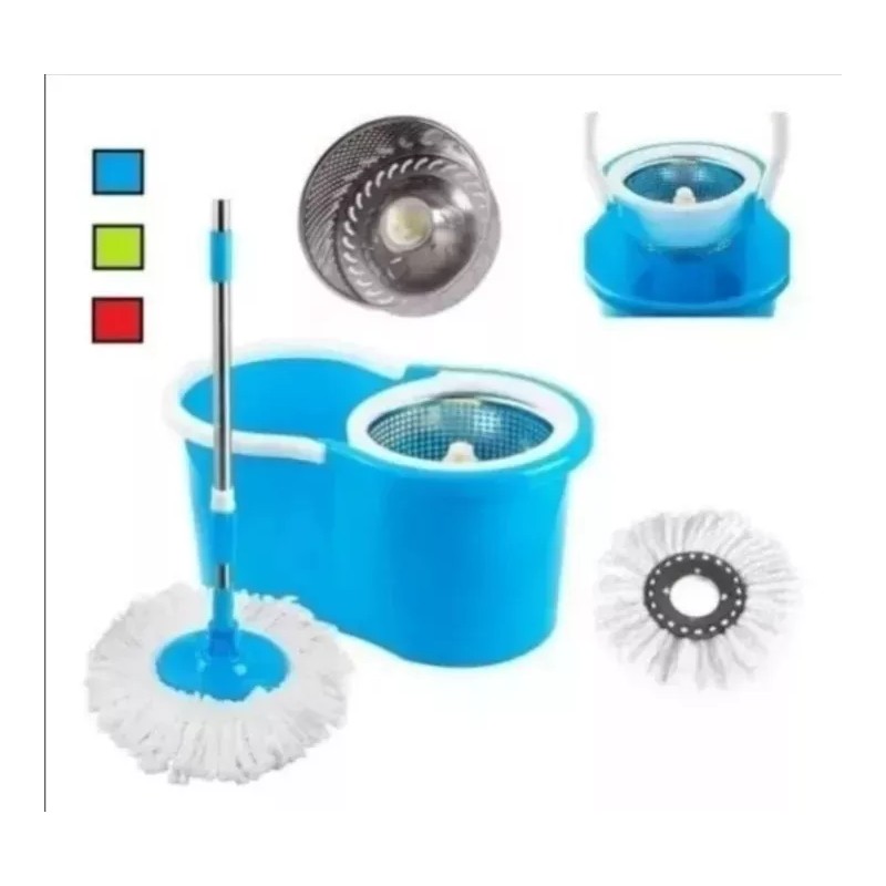 Cuher Trapeador C/cubeta Exprimidor + Limpiador Ventana Magnetico