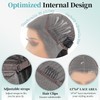 Ombre Flaxen Synthetic Lace Front Wig 13x4 Layered Hairstyle Glueless
