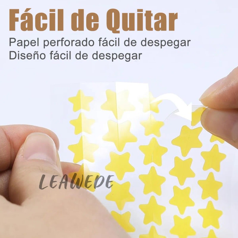 300pzs Parches Estrella Star Anti Acne Espinillas Granos