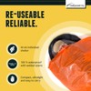 Trekrite Emergency Survival Bivi/Bivvy Bag – Waterproof High Visibility Orange